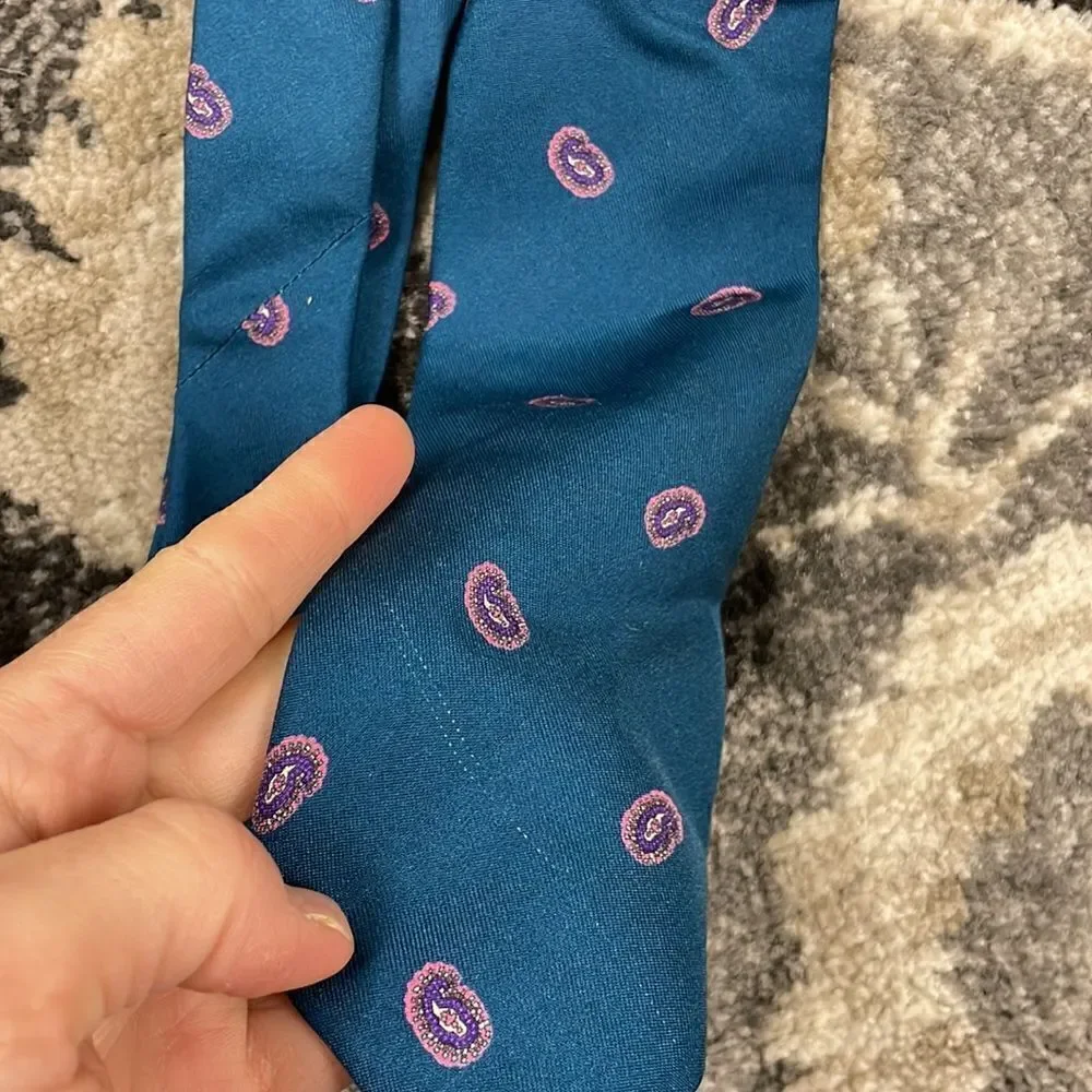 J. Crew English silk tie in paisley*